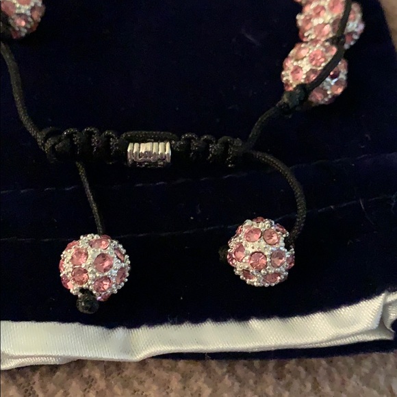 Pink crystal bracelet - Picture 2 of 3